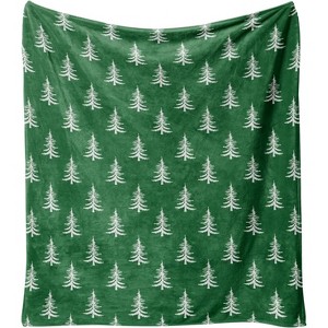 Lomsoe Christmas Throw Blanket, Winter Xmas Holiday Festival Cute Plaid Snowman Santa Gingerbread Blanket for Women Men. - 1 of 4