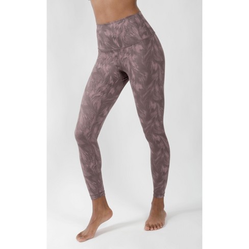 Yogalicious - Women's Nude Tech Water Droplet High Waist Ankle Legging -  Black - X Small