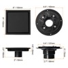 Unique Bargains 304 Stainless Steel Flange Square Rapid Drainage Kitchen Shower Drain - 2 of 4