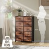 RISOKEYS Classic Wide Fabric Closet Dresser,with Storage Drawers, Chests Organizer,TV Stand with Metal Frame for Clothes,Living Room,Hallway - 4 of 4