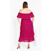 Women's Plus Size Night Garden Dress - hot pink | CITY CHIC - 2 of 4