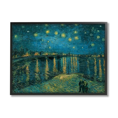 Stupell Industries Classic Starry Night Over the Rhone Van Gogh Painting