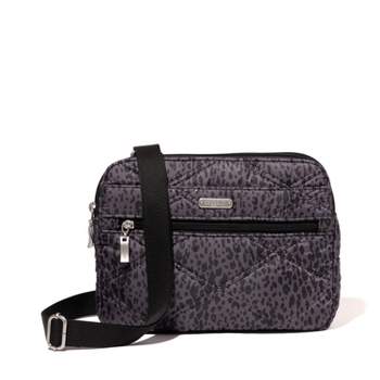 baggallini Quilted Double Zip Anytime Crossbody