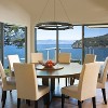 C Cattleya 8-Light Modern Black Aluminum Dimmable LED Pendant Light Chandelier with Acrylic Shade - 4 of 4