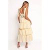 Petal and Pup Raphael Tiered Maxi Dress - Yellow - 3 of 4