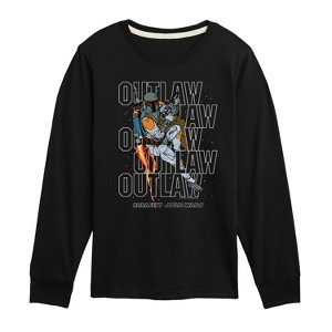Boys' - Star Wars - Outlaw Boba Fett Long Sleeve Graphic T-Shirt - 1 of 3