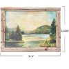 Storied Home Vintage Reproduction Landscape Print with Solid Wood Frame - 2 of 4