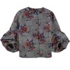 Alfani Womens Bubble Sleeve Floral Blazer Jacket - 2 of 3
