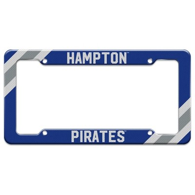 Hampton Pirates Corner Stripes License Plate Tag Frame