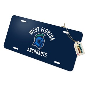 West Florida Argonauts Logo Novelty Metal Vanity Tag License Plate - 1 of 4