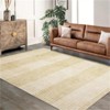 Fulvari Modern Easy Area Rug Machine Washable Non-Slip Low Pile Stripe Pattern Rug for Living Room Bedroom Entryway - 2 of 4