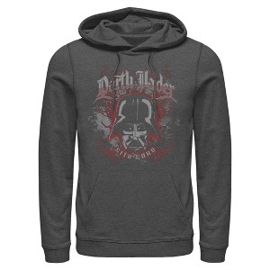 Mens Star Wars Sith Lord Darth Vader Face Lightweight Hoodie - 1 of 4