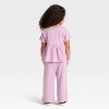Toddler Girls' Knit Shirt and Pants Set - Cat & Jack™ - 2 of 4