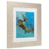 Trademark Fine Art Oliver Nolan Caribbean Blue I Matted Framed Art - 3 of 4