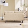 CAVINAS Mid Century Modern Loveseat Sofa, 2 Seater Sofa Couch with USB & Removable Pillow Cover, for Bedroom, Apartment - 3 of 4