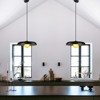 CityFurn 1-Light Modern Industrial Black Pendant Light for Kitchen Island - 2 of 4