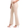 Rekucci Women's EcoCosy Comfort Butter Soft Pull-On 5 Pocket Pant with Flare Leg - 2 of 4