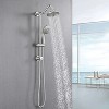 ONWITH Brushed Nickel 6 Inch Rain Shower Head with Handheld Shower Head Bathroom Rain Shower System - 2 of 4