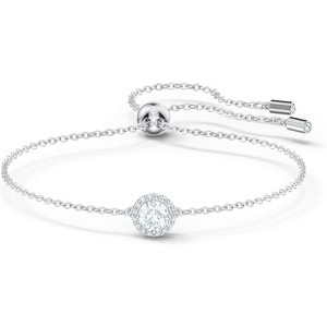 'Una Angelic' Bracelet with Cushion Cut Crystals, Sparkling Clear Stone Jewelry for Women - 1 of 4