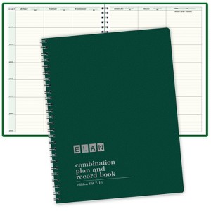 Elan Publishing Company PR7-10 Combination Plan/Record Book - 1 of 4