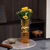 Uniquewise Set of 2 Decorative Green Tall Glass Vase - Modern Minimalist Decor for Parties, and Special Events - Perfect Centerpiece for Coffee Tables - 3 of 4