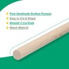 Unique Bargains Arts Garden Christmas Decoration Round Natural Wood Sticks 20 Pcs - 4 of 4