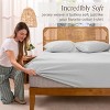 Organic Cotton Jersey Fitted Sheet by Bare Home - 3 of 4
