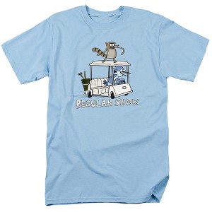 Regular Show Golf Cart Adult T-Shirt - 1 of 4