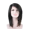 Synthetic Lace Front Wigs Short Bob Straight Wig Natural Looking L Part Heat Resistant Daily Party Full Head Hair for Women - 3 of 4