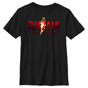 Boy's Shazam! Fury of the Gods Movie Logo T-Shirt - 1 of 4