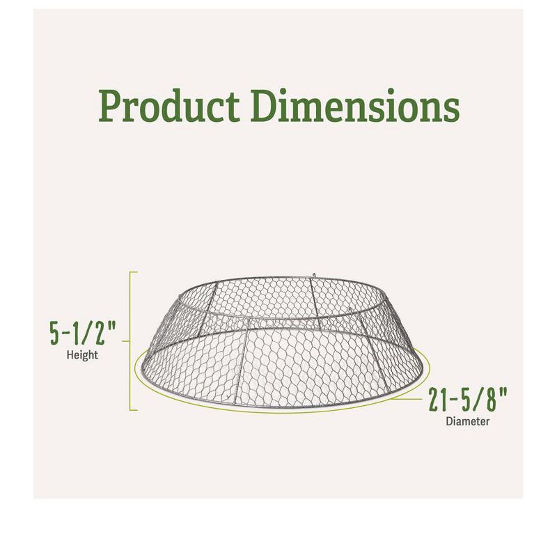 Gardener’s Supply Company Sturdy Chicken Wire Cloche Plant Protector Extension | Adds Broader Area Coverage Protection for Tall Plants Vegetables &, 3 of 5