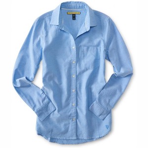 Aeropostale Womens Oxford Button Up Shirt - 1 of 1