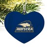 Hofstra University Lions Logo Heart Love Wood Christmas Tree Holiday Ornament - 2 of 3