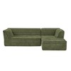 GDFStudio Vela Modern 106" L-Shaped Chenille Upholstered 3-Seater Sectional Sofa - 2 of 4