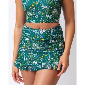 Cottage Floral Ultra High-Waist Skirt w/ Bottoms - 1 of 4