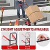 Stair Climbing Dolly, 330 Lbs Weight Capacity, Foldable Hand Truck with 6 Rubber Wheels and Telescoping Handle, Heavy-Duty Grocery Cart - 4 of 4