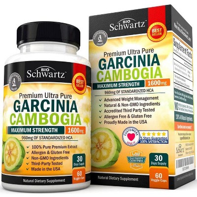 thumbnail image 2 of Swanson Garcinia Cambogia 5:1 Extract 80 Mg - 60 Capsules, Weight Management Support 2 of 6