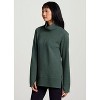 RBX Active Women's Lightweight Mock Cowl Neck Quilted Pullover Tunic with Thumbholes - 3 of 4