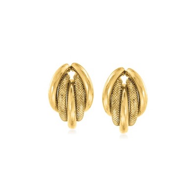 Ross-Simons Italian 18kt Yellow Gold Earrings