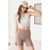 Slickblue Women's High Waist 6" Biker Shorts, Tapered Waist, Supportive Fit, Activewear, Size XS-L - 2 of 4