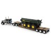 First Gear DCP 1/64 Black Peterbilt 379 w/ Fontaine Renegade Lowboy & Husky Manure Spreader Ages 14+ 60-1588 - 4 of 4