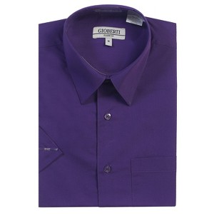 Gioberti Men's Short Sleeve Solid Dress Shirt - 1 of 4