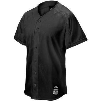 black mesh baseball jersey