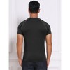 INSPIRE CHIC Men's Workout Stretch Crew Neck Short Sleeve Sport Running T-Shirts - 3 of 4