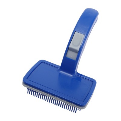 Unique Bargains Pets Grooming Brush 7.87"x4.72" Blue 1 Pc