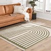 Hauteloom Yasuo Green Washable Area Rug - 4 of 4