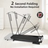 PAGED Portable Treadmill, Foldable Walking Pad Treadmill with LED Display and Wheels, Exercise Equipment for Walking & Running, Max 300 LBS - 4 of 4
