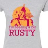 Women's - Wizard of Oz - A Bit Rusty Tin Man Juniors Fitted Graphic T-Shirt - 2 of 3