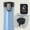 Contigo AUTOSEAL West Loop Vacuum-Insulated Stainless Steel Travel Mug with Easy-Clean Lid, 20 oz, Salt Frosted Pearl & Glacier Frosted Pearl, 2-Pack - 2 of 4