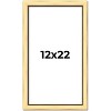 PosterPalooza | Simple Gold Picture Frame - UV Acrylic, Foam Board Backing, Hanging Hardware - 2 of 4